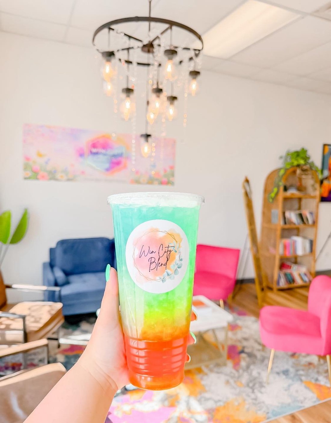 Win City Blend rainbow loaded tea